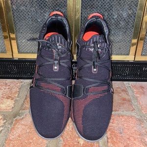 Spikeless golf shoes.